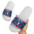 Personalized Serbia Christmas Eagle Slide Sandals Srecan Bozic Tee - Wonder Print Shop