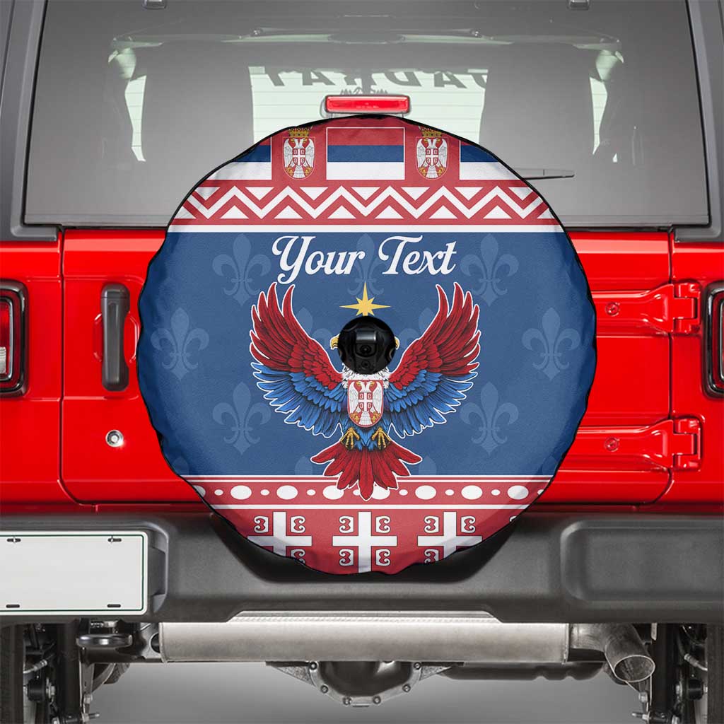 Personalized Serbia Christmas Eagle Spare Tire Cover Srecan Bozic Tee - Wonder Print Shop