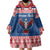 Personalized Serbia Christmas Eagle Wearable Blanket Hoodie Srecan Bozic Tee - Wonder Print Shop