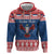 Personalized Serbia Christmas Eagle Zip Hoodie Srecan Bozic Tee - Wonder Print Shop
