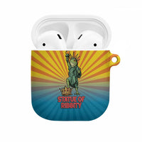 Lady Liberty Portland Frog AirPods Case Frog Protest No Kings In America - Wonder Print Shop