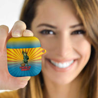 Lady Liberty Portland Frog AirPods Case Frog Protest No Kings In America - Wonder Print Shop