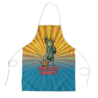 Lady Liberty Portland Frog Apron Frog Protest No Kings In America - Wonder Print Shop
