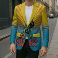 Lady Liberty Portland Frog Blazer Frog Protest No Kings In America - Wonder Print Shop