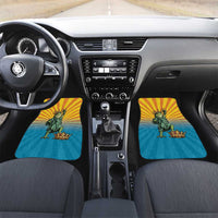 Lady Liberty Portland Frog Car Mats Frog Protest No Kings In America - Wonder Print Shop