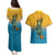Lady Liberty Portland Frog Couples Matching Puletasi and Hawaiian Shirt Frog Protest No Kings In America - Wonder Print Shop