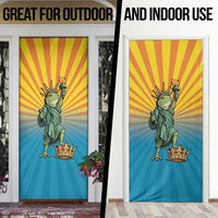 Lady Liberty Portland Frog Door Cover Frog Protest No Kings In America - Wonder Print Shop