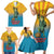 Lady Liberty Portland Frog Family Matching Short Sleeve Bodycon Dress and Hawaiian Shirt Frog Protest No Kings In America - Wonder Print Shop
