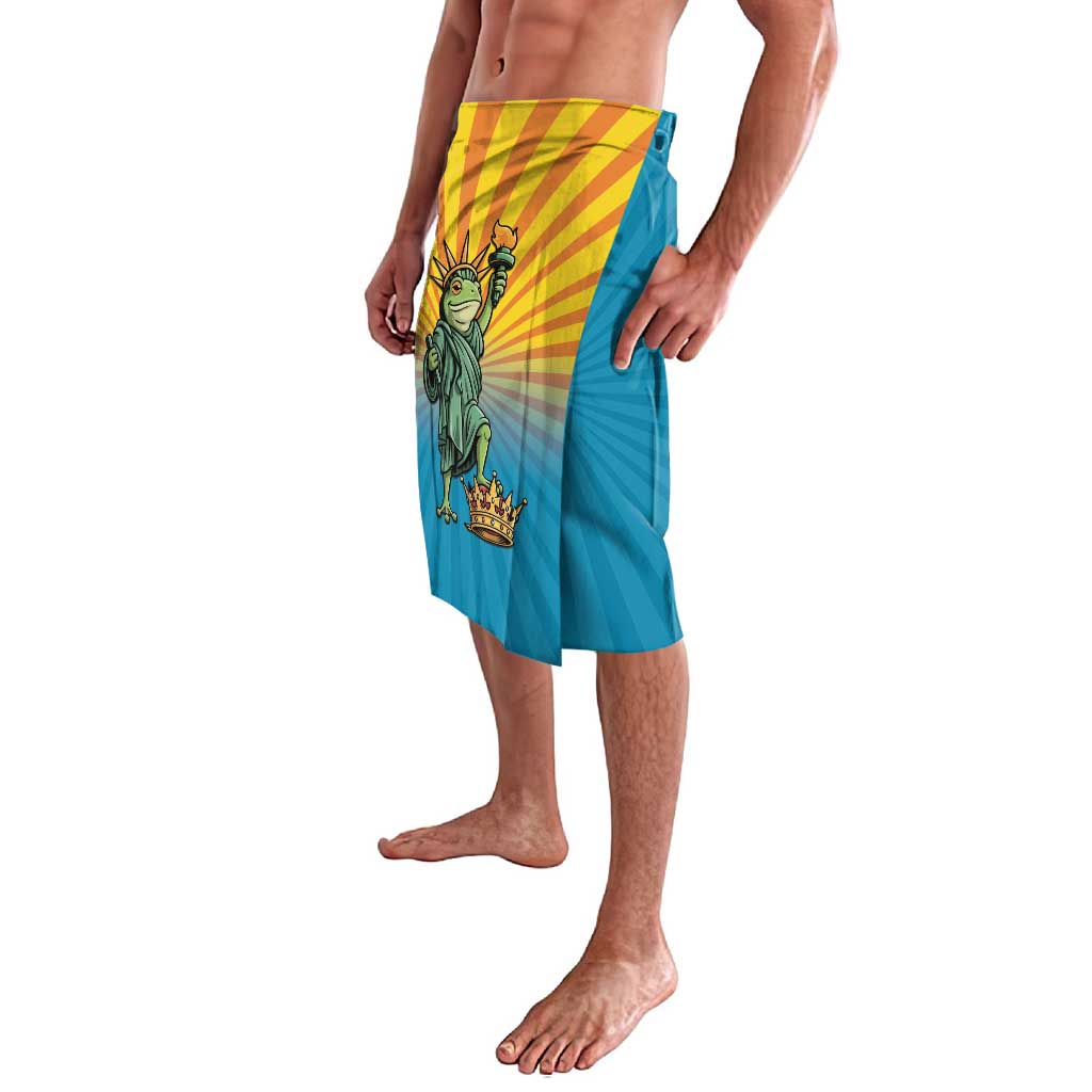 Lady Liberty Portland Frog Lavalava Frog Protest No Kings In America - Wonder Print Shop