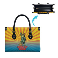 Lady Liberty Portland Frog Leather Bag Frog Protest No Kings In America - Wonder Print Shop
