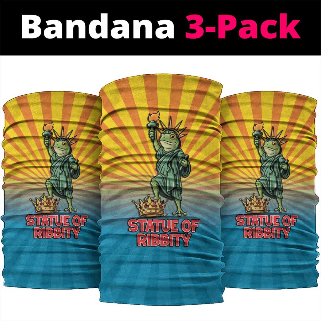 Lady Liberty Portland Frog Neck Gaiter Frog Protest No Kings In America - Wonder Print Shop