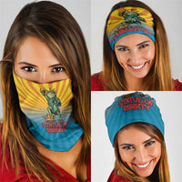 Lady Liberty Portland Frog Neck Gaiter Frog Protest No Kings In America - Wonder Print Shop