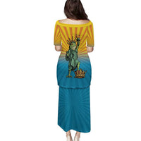 Lady Liberty Portland Frog Puletasi Frog Protest No Kings In America - Wonder Print Shop