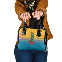 Lady Liberty Portland Frog Shoulder Handbag Frog Protest No Kings In America - Wonder Print Shop
