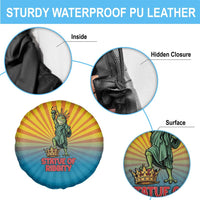 Lady Liberty Portland Frog Spare Tire Cover Frog Protest No Kings In America - Wonder Print Shop