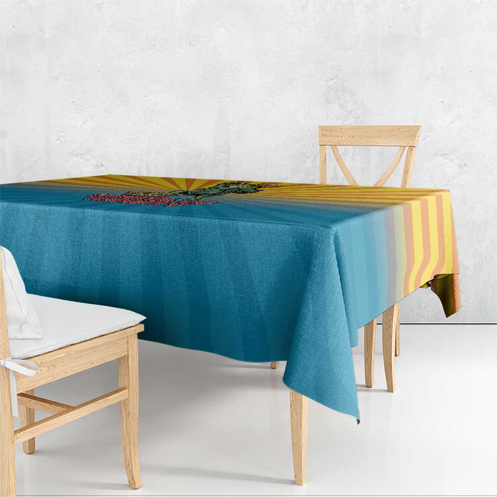 Lady Liberty Portland Frog Tablecloth Frog Protest No Kings In America - Wonder Print Shop