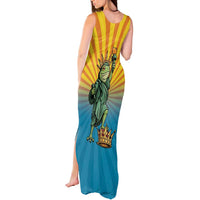 Lady Liberty Portland Frog Tank Maxi Dress Frog Protest No Kings In America - Wonder Print Shop