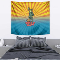 Lady Liberty Portland Frog Tapestry Frog Protest No Kings In America - Wonder Print Shop