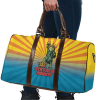 Lady Liberty Portland Frog Travel Bag Frog Protest No Kings In America - Wonder Print Shop