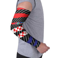 Croatia Beast Arm Sleeves Ripped Flag Graphic - Wonder Print Shop