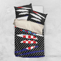 Croatia Beast Bedding Set Ripped Flag Graphic - Wonder Print Shop