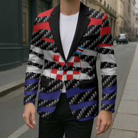 Croatia Beast Blazer Ripped Flag Graphic - Wonder Print Shop