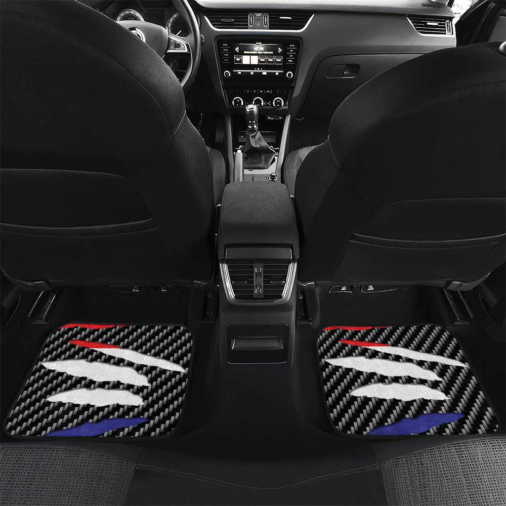Croatia Beast Car Mats Ripped Flag Graphic - Wonder Print Shop