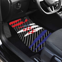 Croatia Beast Car Mats Ripped Flag Graphic - Wonder Print Shop