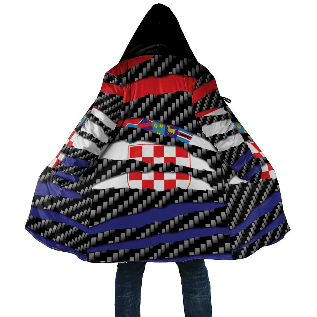 Croatia Beast Cloak Ripped Flag Graphic - Wonder Print Shop