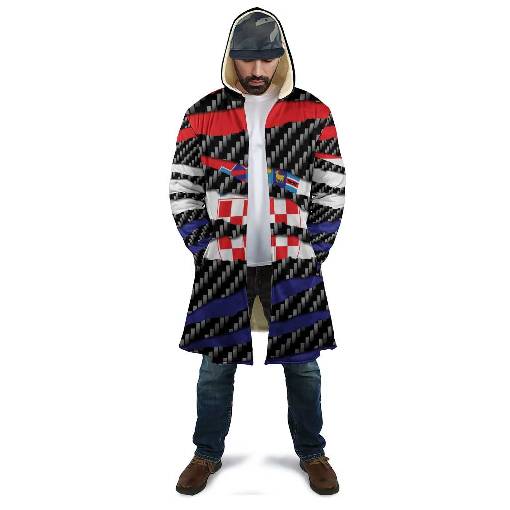 Croatia Beast Cloak Ripped Flag Graphic - Wonder Print Shop