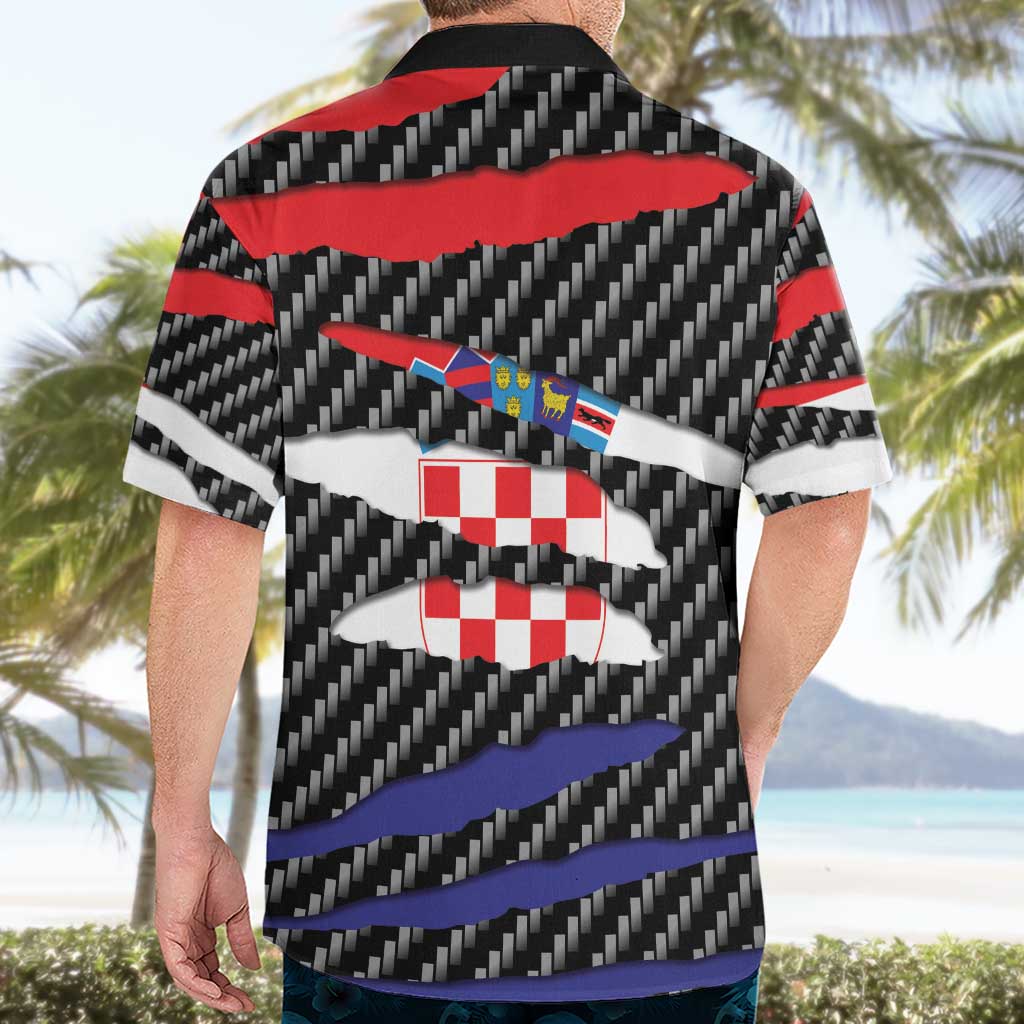Croatia Beast Hawaiian Shirt Ripped Flag Graphic - Wonder Print Shop