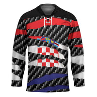 Croatia Beast Hockey Jersey Ripped Flag Graphic - Wonder Print Shop