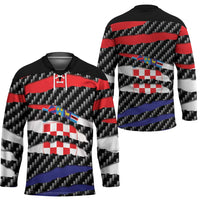 Croatia Beast Hockey Jersey Ripped Flag Graphic - Wonder Print Shop