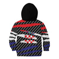 Croatia Beast Kid Hoodie Ripped Flag Graphic - Wonder Print Shop