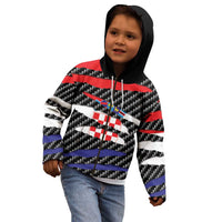 Croatia Beast Kid Hoodie Ripped Flag Graphic - Wonder Print Shop