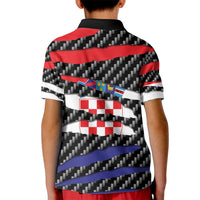 Croatia Beast Kid Polo Shirt Ripped Flag Graphic - Wonder Print Shop