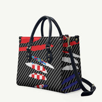 Croatia Beast Leather Bag Ripped Flag Graphic - Wonder Print Shop
