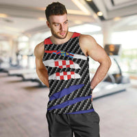 Croatia Beast Men Tank Top Ripped Flag Graphic - Wonder Print Shop