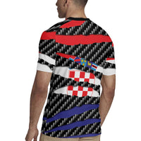 Croatia Beast Rugby Jersey Ripped Flag Graphic - Wonder Print Shop
