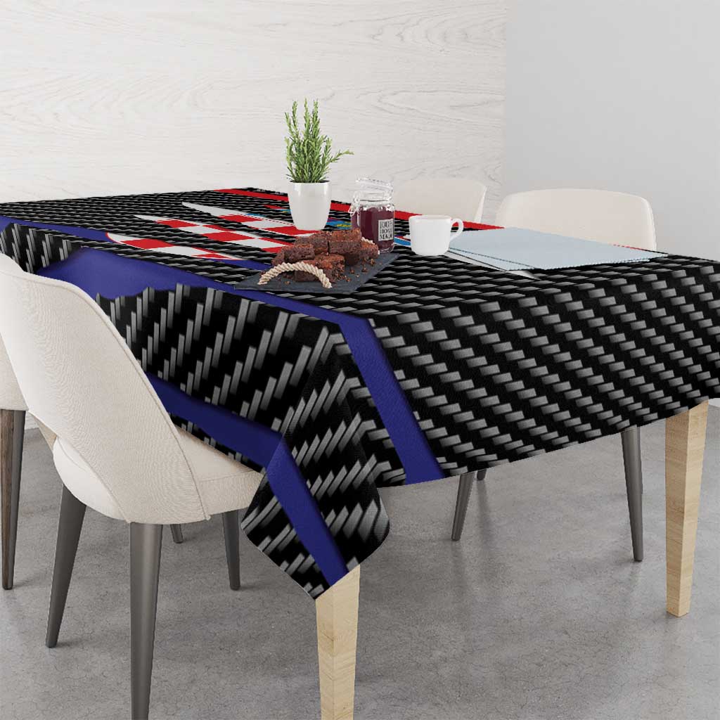 Croatia Beast Tablecloth Ripped Flag Graphic - Wonder Print Shop