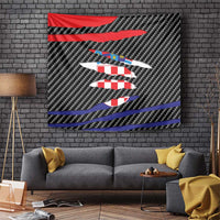Croatia Beast Tapestry Ripped Flag Graphic - Wonder Print Shop