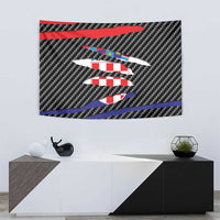 Croatia Beast Tapestry Ripped Flag Graphic - Wonder Print Shop