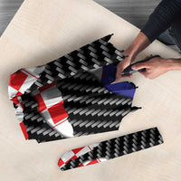 Croatia Beast Umbrella Ripped Flag Graphic - Wonder Print Shop