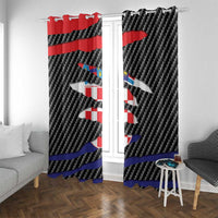 Croatia Beast Window Curtain Ripped Flag Graphic - Wonder Print Shop