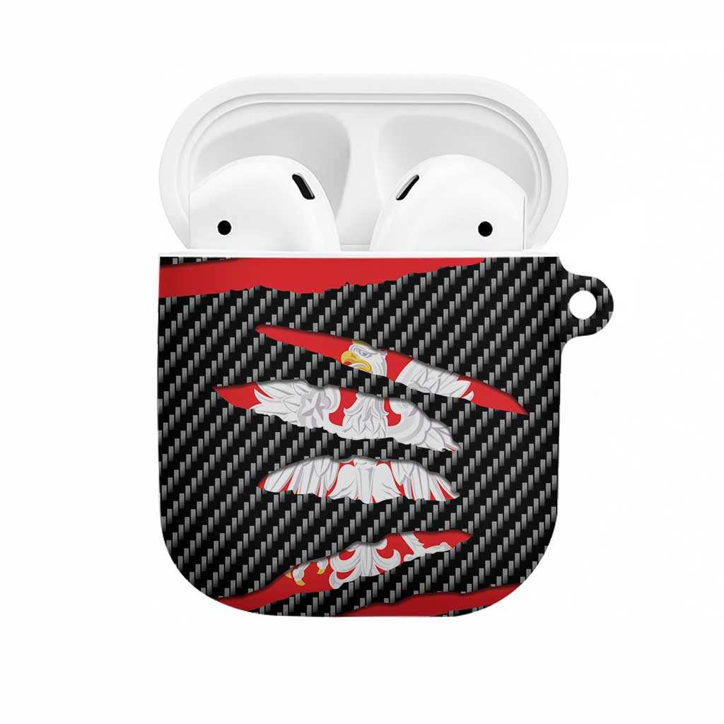 Poland Beast AirPods Case Ripped Flag Graphic - Wonder Print Shop