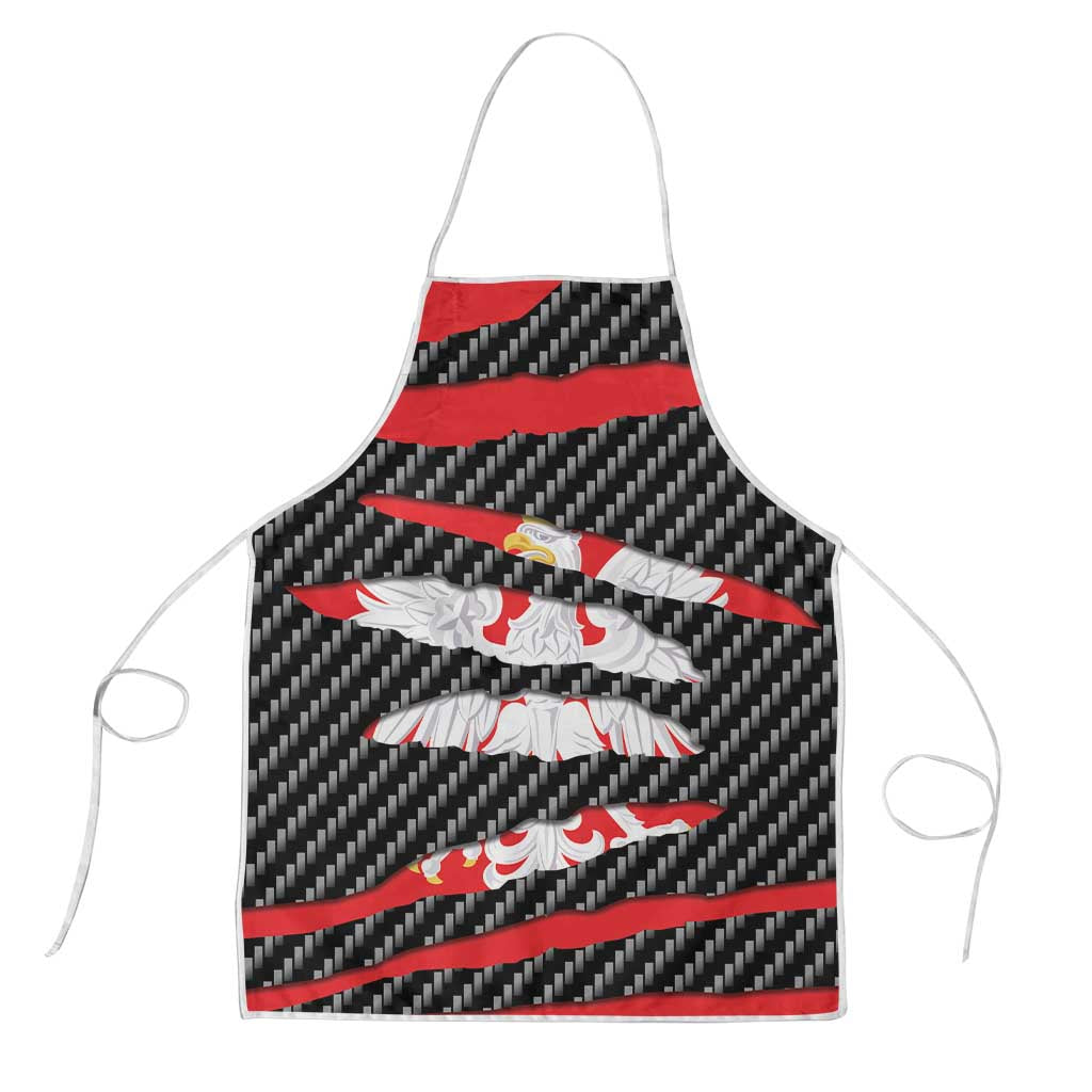 Poland Beast Apron Ripped Flag Graphic - Wonder Print Shop