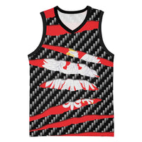 Poland Beast Basketball Jersey Ripped Flag Graphic - Wonder Print Shop