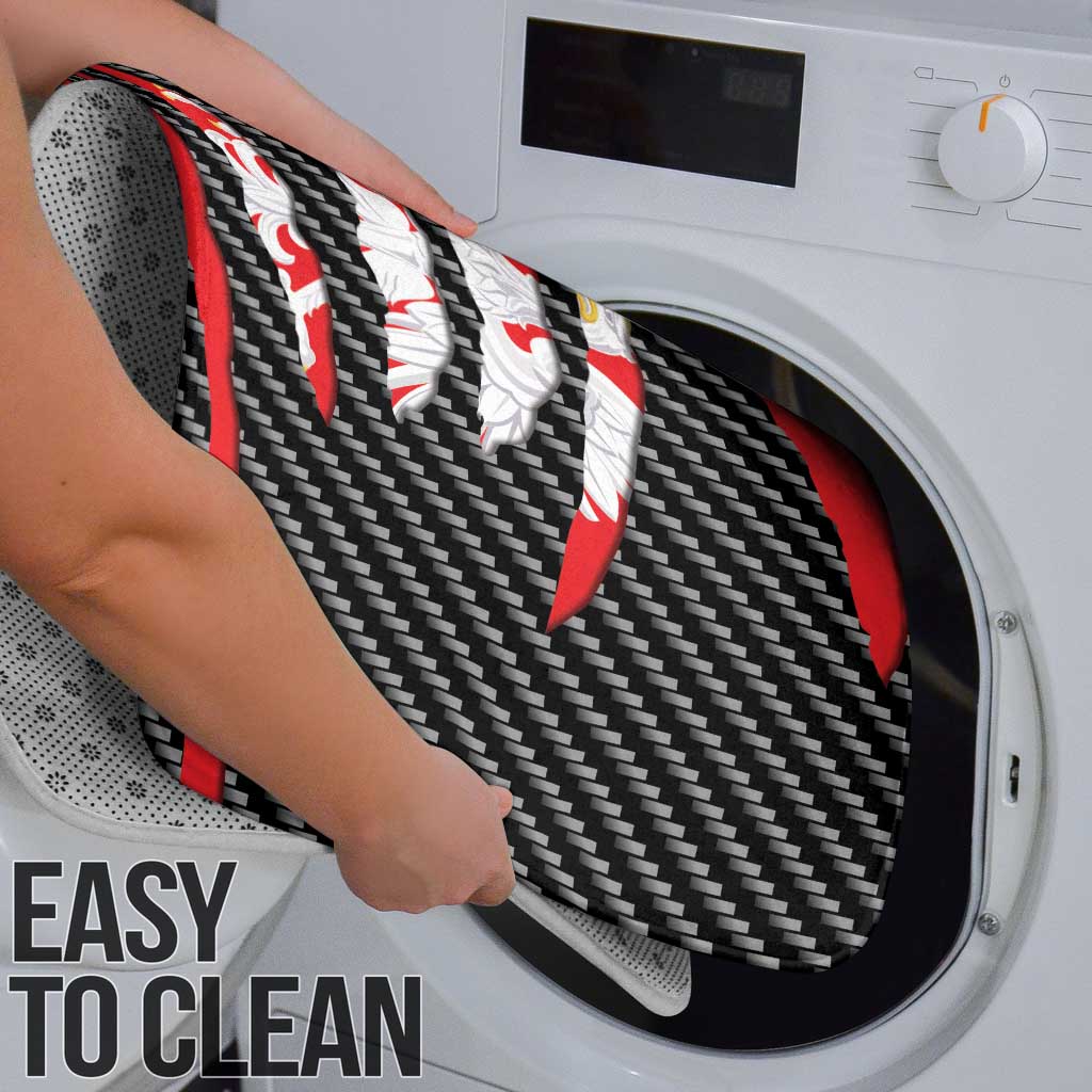 Poland Beast Bathroom Set Ripped Flag Graphic - Wonder Print Shop