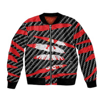 Poland Beast Bomber Jacket Ripped Flag Graphic - Wonder Print Shop