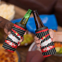 Poland Beast 4 in 1 Can Cooler Tumbler Ripped Flag Graphic - Wonder Print Shop